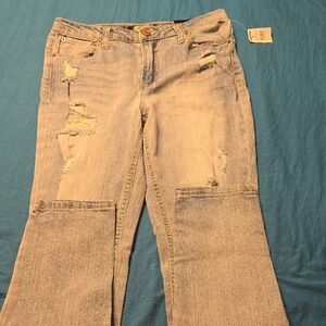 New With Tags Size 9 Distressed Skinny Jeans